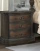 Avalon Furniture English Oak 3-Drawer Nightstand-0