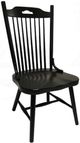 TEI Windswept Shores Black Rub-Thru Farmhouse Side Chair-0