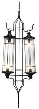 A & B Home Bronze/Clear Carriage Lantern Wall Sconce-0