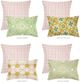 Laura Park Designs English Garden Porto Tiles Blush 22 x 22 Pillow-3