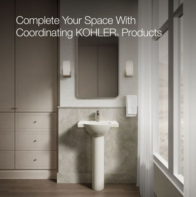 Kohler Veer® Biscuit Bathroom Pedestal-4