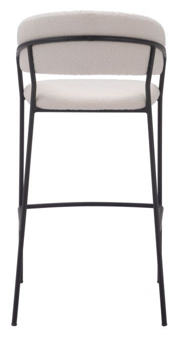 Zuo® Modern Josephine Cream Barstool-2
