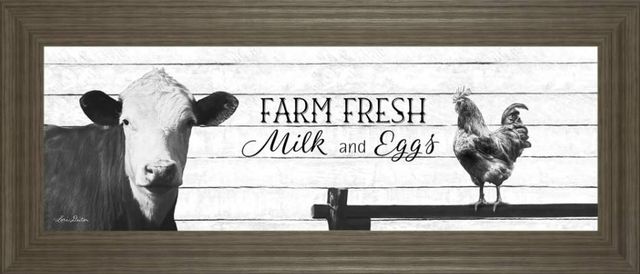 Classy Art Farm Fresh Milk by Lori Deiter Wall Art-0