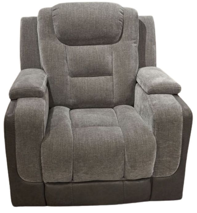 Signature Design by Ashley® Mixed Motion Shadow Power Recliner with Adjustable Headrest-2