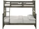 Elements International Wade Gray Twin Over Full Bunk-0