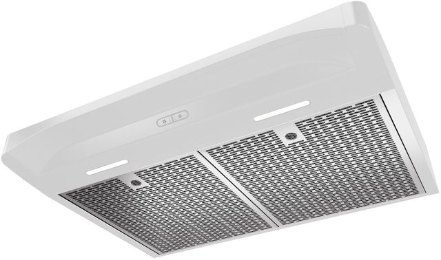 Broan® Elite Alta™ 2 Series 30" White Convertible Under Cabinet Range Hood-3