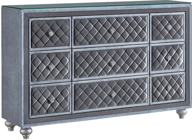 Crown Mark Cameo Gray Dresser-0