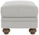 Flexsteel® Winston Silver Glacier Ottoman-2