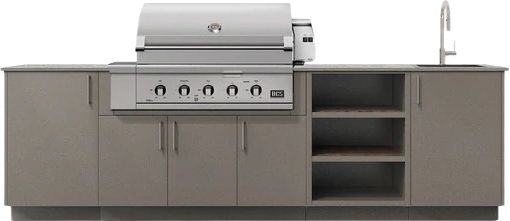 Urban Bonfire® Mist 42 117" Clay Outdoor Kitchen-0