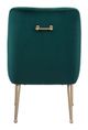 Zuo® Mira Green/Gold Dining Chair-3