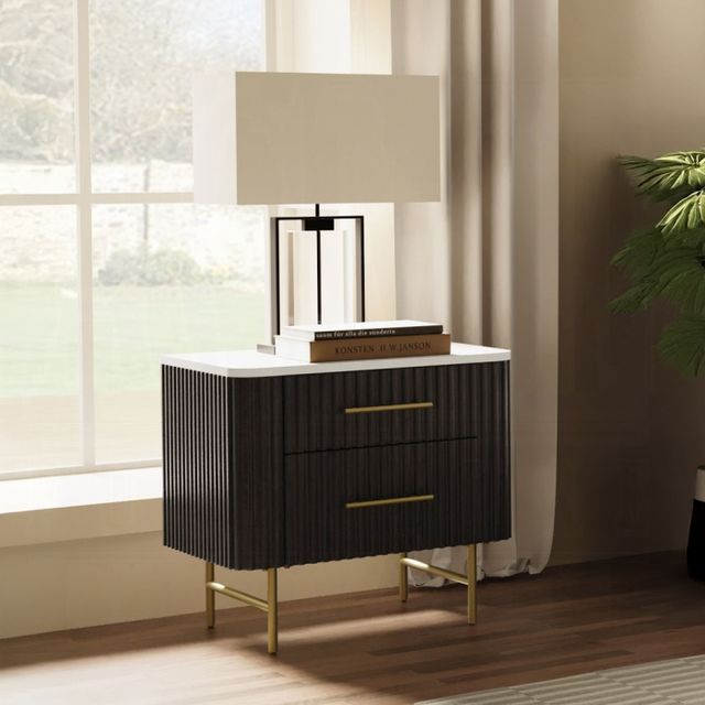 ACME Furniture Clayten Espresso/White Nightstand-1
