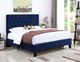 Emerald Home Amelia Navy King Upholstered Panel Bed-1