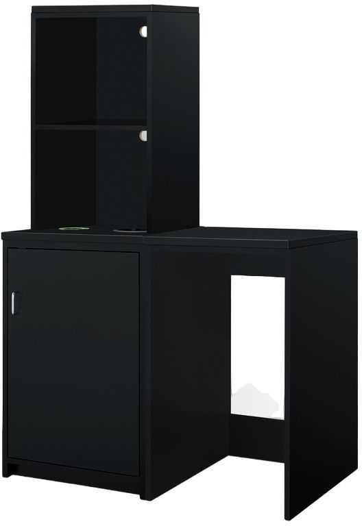 Summit 5 Piece Black Kitchenette-1