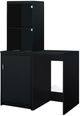 Summit 5 Piece Black Kitchenette-1
