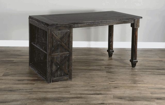 Sunny Designs™ European Dark/Charcoal Gray Desk Return-1