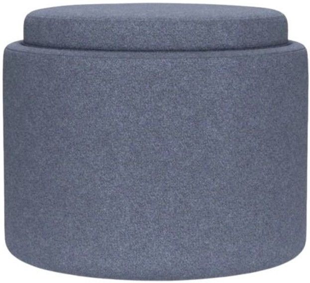 American Leather® Customizable Uno Fabric 19” Ottoman-0