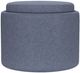 American Leather® Customizable Uno Fabric 19” Ottoman-0