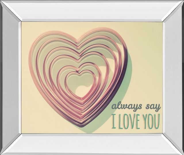 Classy Living Layered Heart Glow Wall Art-0