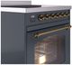 Ilve® Nostalgie II Series 30" Blue Grey Pro Style Induction Range-4