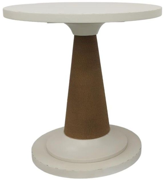 Legacy Classic Reflections Cashmere Round End Table-0