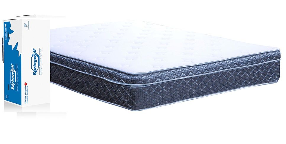 Springwall® 2 Go Myla Euro Top Twin Mattress in a Box
