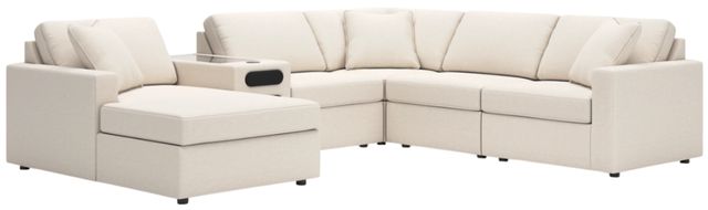 Signature Design by Ashley® Modmax 6-Piece Oyster Left-Arm Facing Sectional and Chaise with Audio System-0