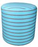 CabanaCoast® Customizable Fabric 18" Outdoor Round Pouf-0
