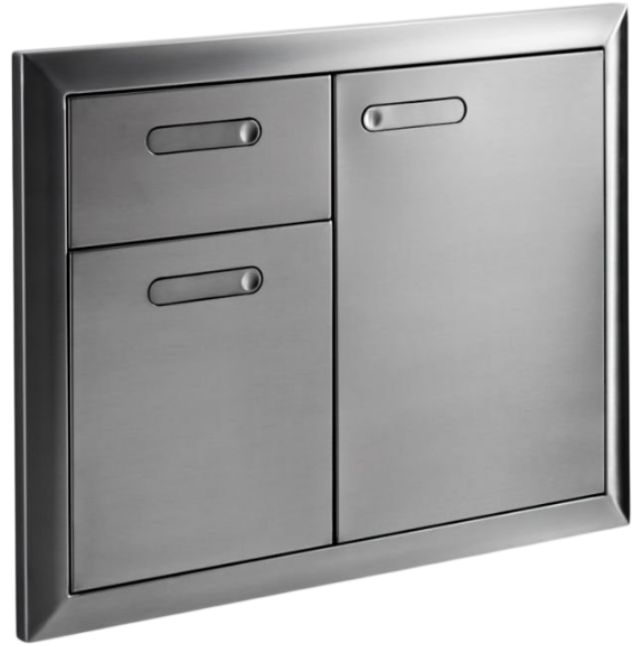 LYNX® Professional Ventana 30" Stainless Steel Door Drawer Combination-3