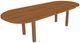 Mavin customizable 42" x 96" Oval Dining Table-0