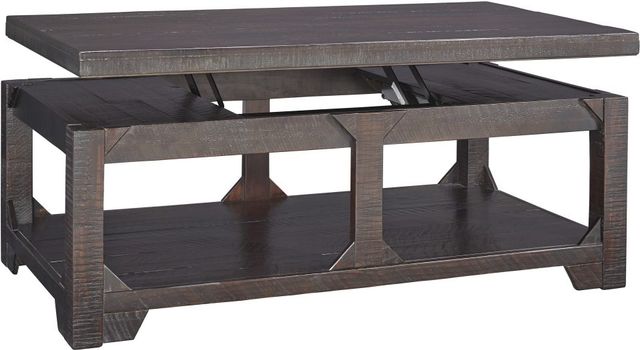 Signature Design by Ashley® Rogness Rustic Brown Lift Top Coffee Table-2