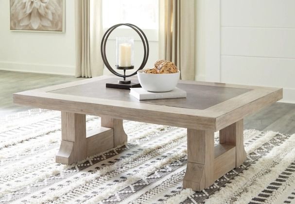 Signature Design by Ashley® Hennington 3-Piece Light Brown Living Room Table Set-3