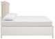 Magnussen Home® Willowbrook Egg Shell White/Natural King Upholstered Panel Storage Bed-3