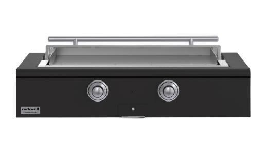 Caliber™ Rockwell Social 48" Ultra Matte Black Built-In Liquid Propane Outdoor Griddle with Stainless Steel Hardware-0