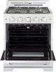 Unique® Appliances Classic Retro 30" Marshmallow White Freestanding Natural Gas Range-1