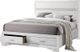 Coaster® Miranda White Queen Headboard and Footboard-2