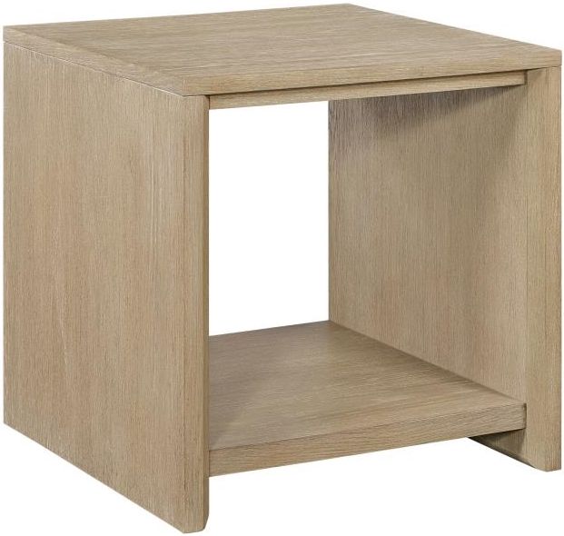 Bernards Citrine Beige End Table-0