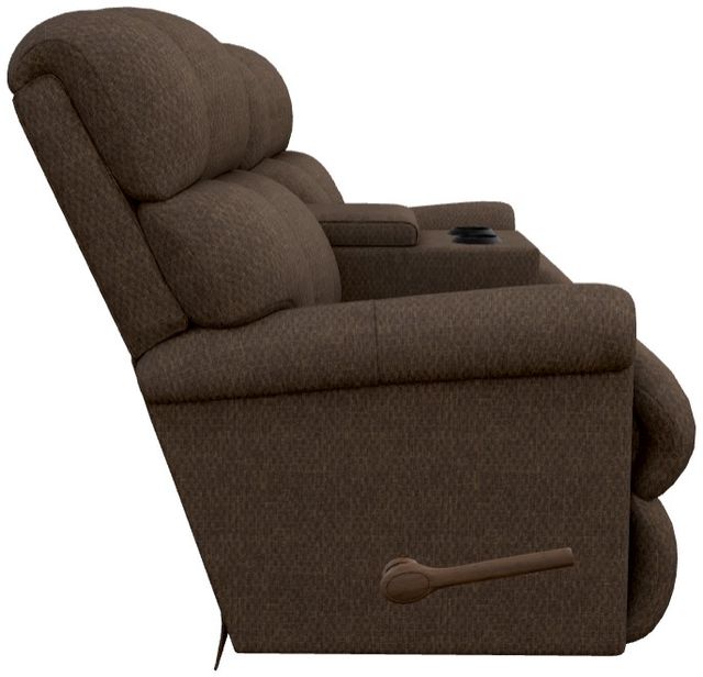 La-Z-Boy® Pinnacle Espresso Manual Wall Reclining Loveseat with Console-3