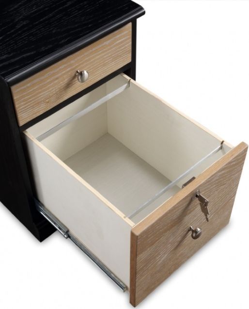Winners Only® Berkeley Aged Oak/Ebony Mobile File-2