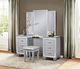 Allura Silver Vanity And Mirror-1