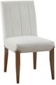 Olliix by Madison Park Audrey Set of 2 Cream Channel Tufting Dining Chair-0