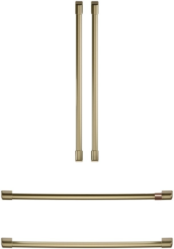 Café™ Brushed Brass Refrigeration Handle Kit-0
