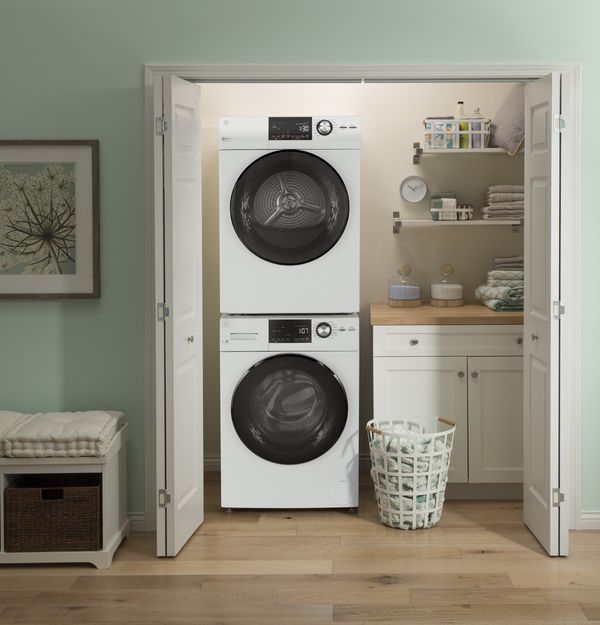 GE® White Front Load Laundry Pair
