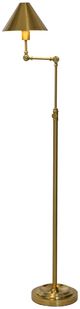 Harp & Finial® Wrigley Brass Floor Lamp-0