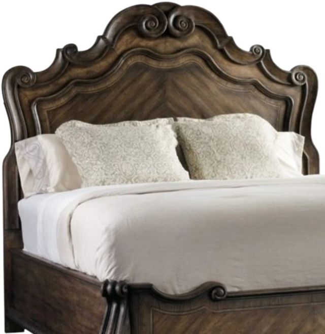 Hooker® Furniture Rhapsody Walnut King Panel Bed-2
