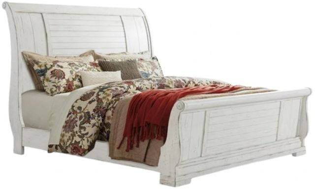 Legacy Classic Coming Home Chalk Queen Sleigh Bed -0