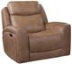 Corinthian Furniture Mocha Power Headrest Recliner-0
