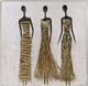 Classy Living Mindful African Straw Women Wall Art-0