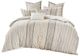 Olliix by INK+IVY Ivory Full/Queen Imani Cotton Duvet Cover Mini Set-0