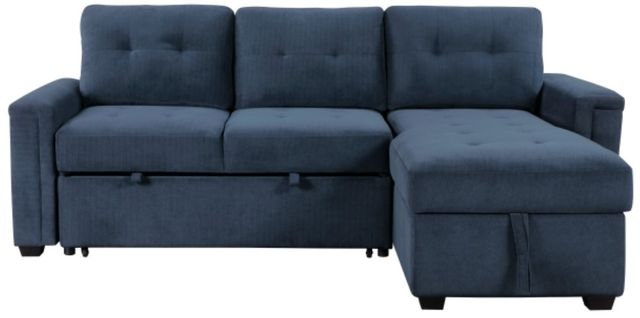 Homelegance® Barbara 2-piece Blue Right-Arm Facing Sectional and Chaise-2