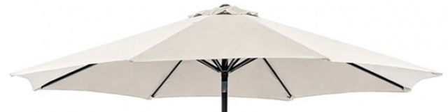 Furniture of America® Tano Beige Fabric/Steel Outdoor Umbrella and Base-2